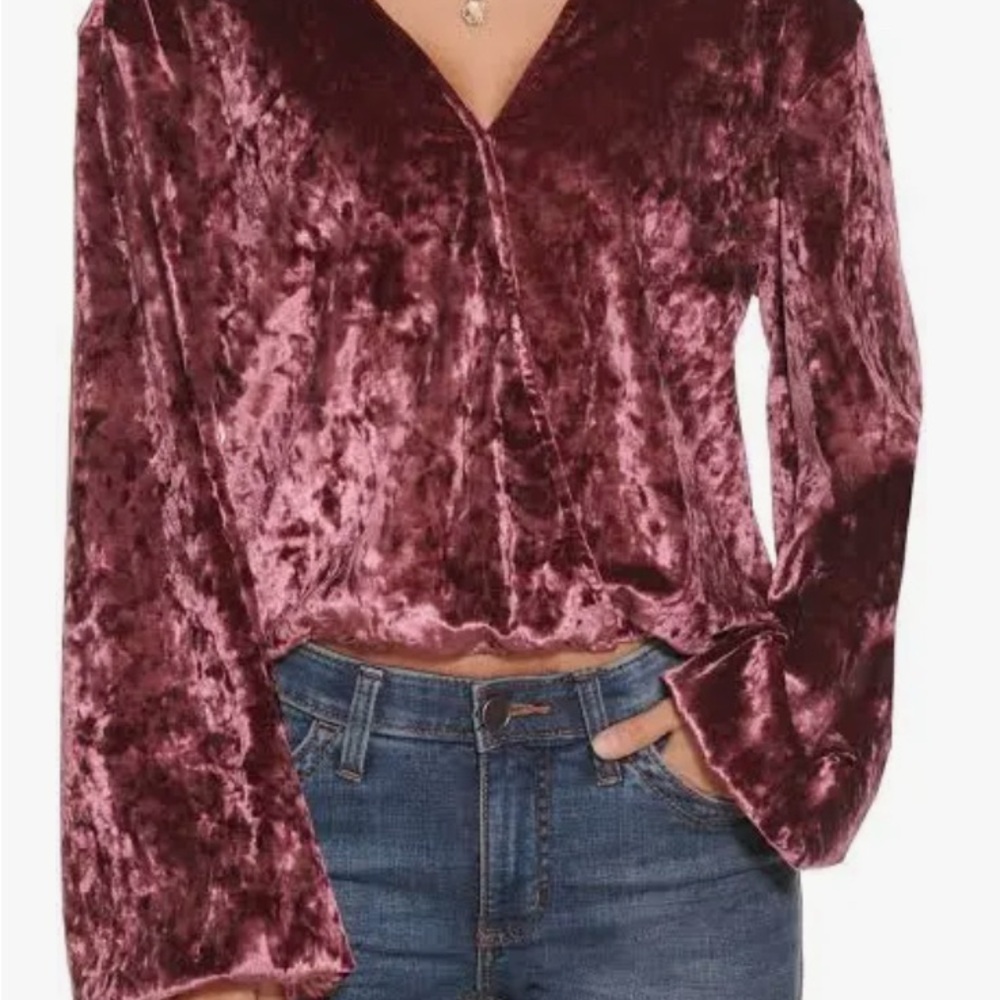 NWT Wrangler Retro Velvet Top